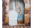 ESITO | Zavinovačka klasická obdélníková madeira 2 kanýry - bílá / 112 x 38 cm