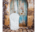ESITO | Zavinovačka klasická čtvercová madeira 3 kanýry - bílá / 75 x 75 cm