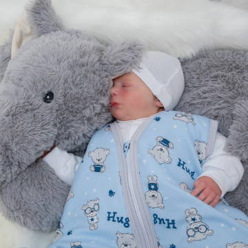 ESITO | Letní spací pytel Teddy bears šedý - šedá / 74 - 80