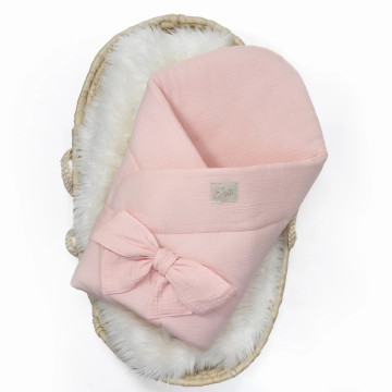ESITO | Mušelínová zavinovačka pro miminko Pink 85x85 cm - růžová / 85 x 85 cm