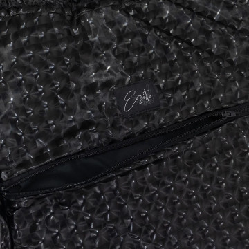 ESITO | Rostoucí zimní fusak 3D Black UNI - černá / stříbrná / 105 x 46 cm