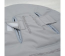 ESITO | Rostoucí Fusak Soft Minky UNI Blue - šedá / modrá / 110 x 49 cm