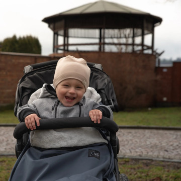 ESITO | Jarní fusak do kočárku Soft Mono Grey - šedá