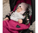 ESITO | Jarní fusak do kočárku Soft Mono Fuchsie - fuchsiová