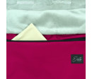 ESITO | Jarní fusak do kočárku Soft Mono Fuchsie - fuchsiová