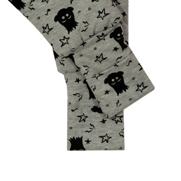 ESITO | Spací pytel s nohavicemi Strašidýlko - šedá / 9 m - 36 m