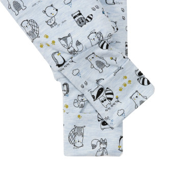 ESITO | Spací pytel s nohavicemi Zvířátka Blankytná modř - modrá / 9 m - 36 m