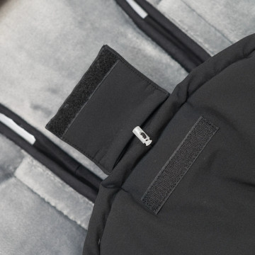 ESITO | Zimní fusak Softshell Warm cocoon 4 v 1 Black / Mint - černá / zelená / 95 x 47 cm / UNI