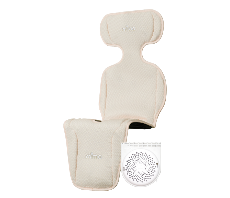 Chladicí podložka do kočárku s větráním Flo Beige Chladicí podložka do kočárku s větráním Flo Beige