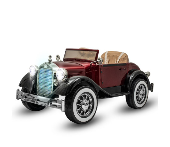 Elektrické autíčko Retro 4x4 Baby Mix lakované červené