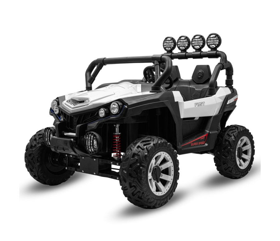 Elektrické autíčko Buggy Baby Mix Road 4x4 bílé, Bílá Elektrické autíčko Buggy Baby Mix Road 4x4 bílé, Bílá