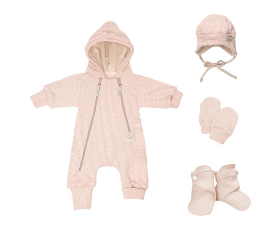 ESITO | Čepice pro miminko Mimi svetrová Powder pink - růžová / 30