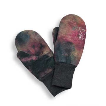 ESITO | Palcové rukavice softshell DUO Rainbow - duhová / 2 - 3 roky