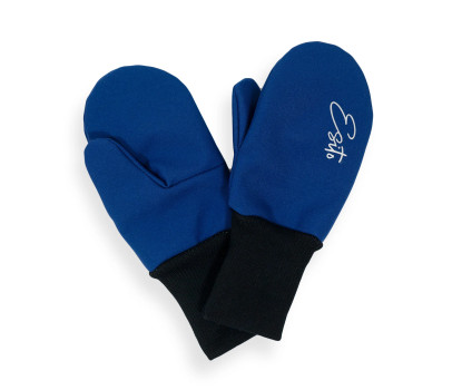 ESITO | Palcové rukavice softshell Sapphire blue - modrá / 2 - 3 roky