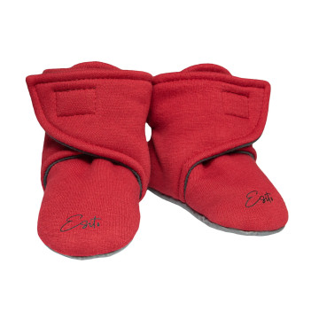ESITO | Capáčky barefoot Warmkeeper Cerise red - červená / 2 - délka stélky: 12 cm