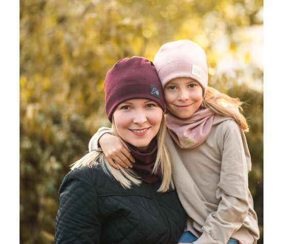 ESITO | Zimní čepice Warmkeeper ZOE Garnet - vínová / 36