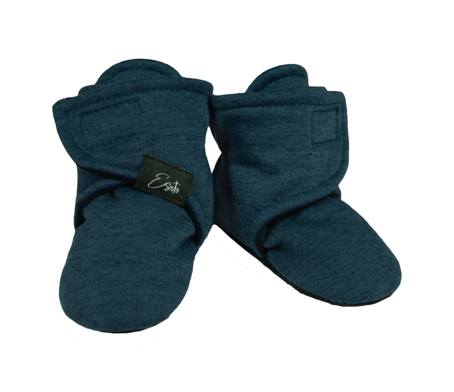 ESITO | Capáčky barefoot Warmkeeper ZOE Paris blue - modrá / 2 - délka stélky: 12 cm