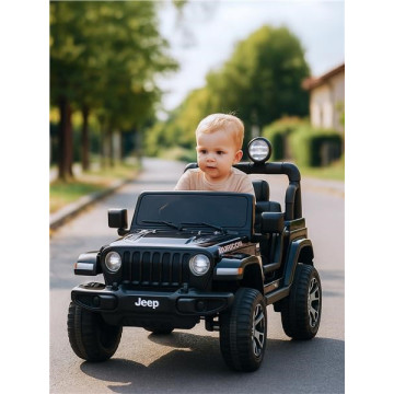 Dětské elektrické autíčko Baby Mix Jeep Wrangler Rubicon černé