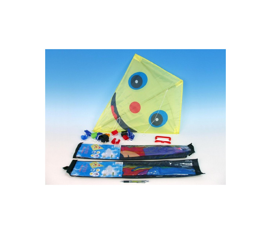 Drak létající nylon s obrázky 4dr. 60x70cm Drak létající nylon s obrázky 4dr. 60x70cm