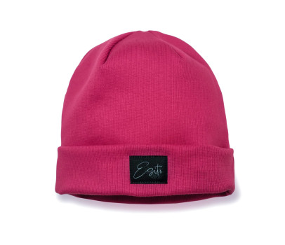 ESITO | Žebrovaná čepice rolled up Color HOT pink - růžová / 36