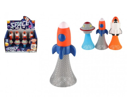 Hip Hop vesmír vyskakující plast 9cm 3 druhy 12ks v boxu