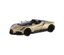Auto Kinsmart Bugatti Mistral kov/plast 13cm na zpětné natažení 4 barvy 12ks v boxu