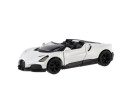 Auto Kinsmart Bugatti Mistral kov/plast 13cm na zpětné natažení 4 barvy 12ks v boxu