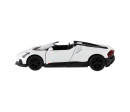 Auto Kinsmart Bugatti Mistral kov/plast 13cm na zpětné natažení 4 barvy 12ks v boxu