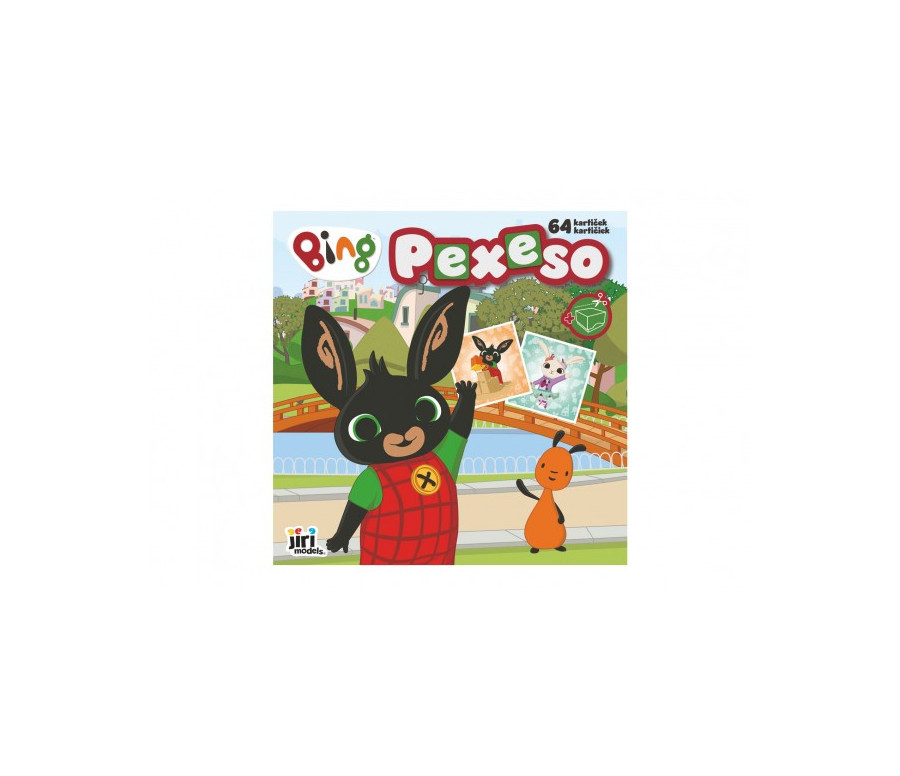 Pexeso v sešitu 64ks Králíček Bing 21,5x21,5cm Pexeso v sešitu 64ks Králíček Bing 21,5x21,5cm