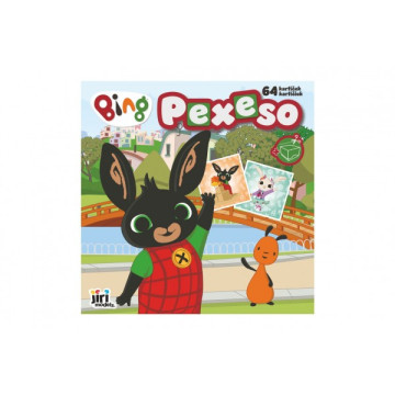 Pexeso v sešitu 64ks Králíček Bing 21,5x21,5cm