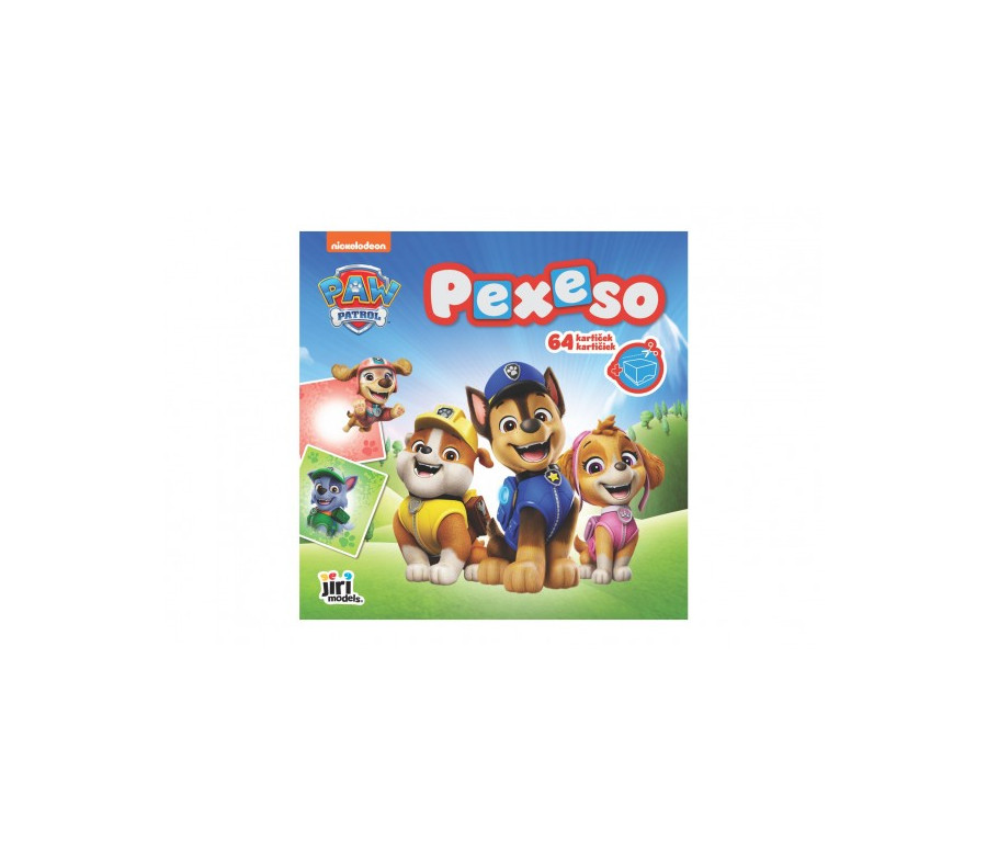 Pexeso v sešitu 64ks Tlapková patrola/Paw Patrol 21,5x21,5cm