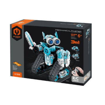Stavebnice iM.MASTER 3v1 programovatelný robot RC plast 2,4GHz 398 dílků na bat. v krabici 31x23cm