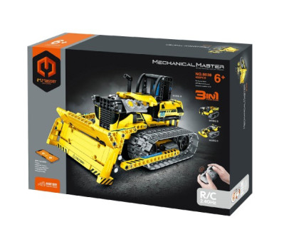 Stavebnice iM.MASTER 3v1 programovatelný stavební stroj RC plast 2,4GHz 452 dílků +dob. pack v krab.