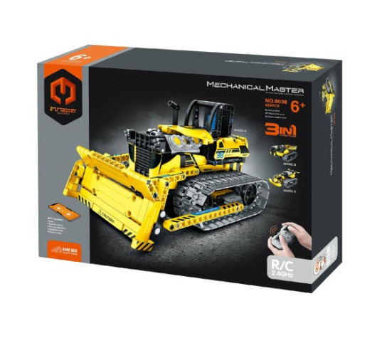 Stavebnice iM.MASTER 3v1 programovatelný stavební stroj RC plast 2,4GHz 452 dílků +dob. pack v krab.