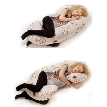 Univerzální kojící polštář ve tvaru C New Baby cappuccino 285 x16