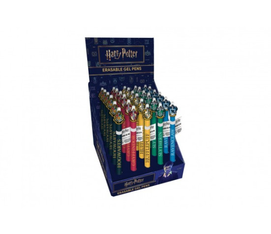 Tužka/pero gumovací Harry Potter 15cm plast 6 druhů 30ks v boxu