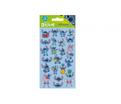 Samolepky Lilo a Stitch modré 25ks ve fólii