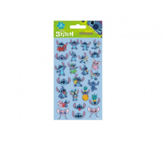 Samolepky Lilo a Stitch modré 25ks ve fólii