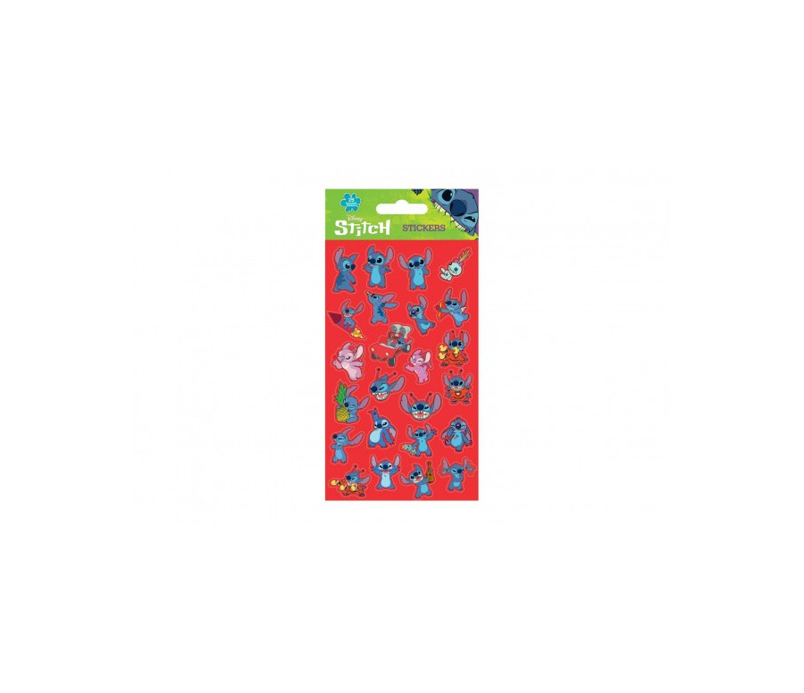 Samolepky Lilo a Stitch červené 25ks ve fólii Samolepky Lilo a Stitch červené 25ks ve fólii