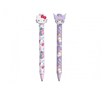 Tužka/pero gumovací Hello Kitty 15cm plast 2 druhy 36ks v boxu
