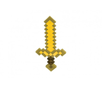 Meč Minecraft zlatý plast 52cm na kartě