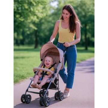Golfový kočárek Olive Baby Mix béžový