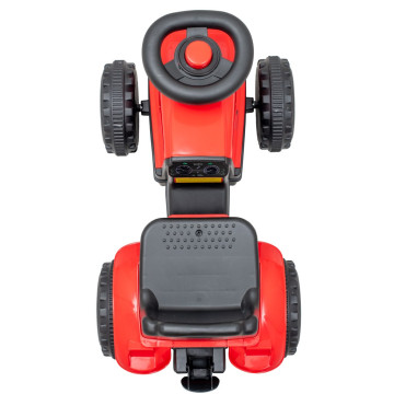 Dětské odrážedlo traktor s vlečkou Benny Baby Mix červený, Červená