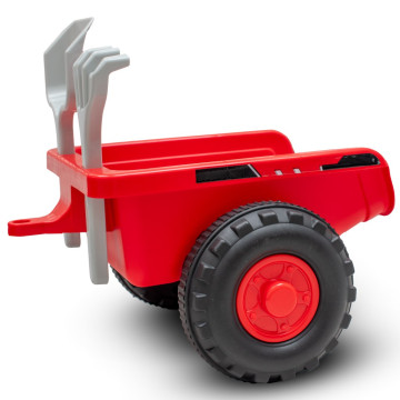 Dětské odrážedlo traktor s vlečkou Benny Baby Mix červený, Červená