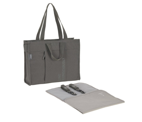 Green Label Tote Up Bag anthracite