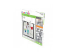 Munchkin - Bezpečnostní dětská zábrana Easy Loc stříbrná se 7 cm rozšířením ZDARMA Munchkin - Bezpečnostní dětská zábrana Easy Loc stříbrná se 7 cm rozšířením ZDARMA