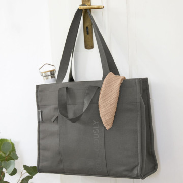 Green Label Tote Up Bag anthracite