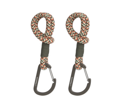 LÄSSIG Casual Stroller Hooks Cord 2024 olive/red/vanilla