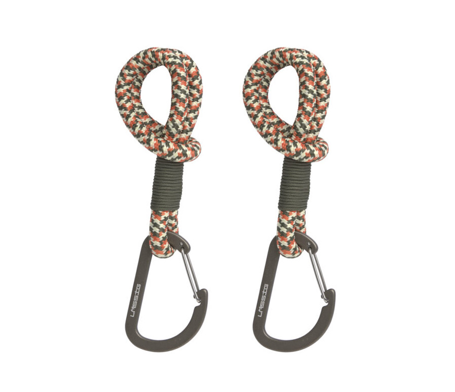 LÄSSIG Casual Stroller Hooks Cord 2024 olive/red/vanilla