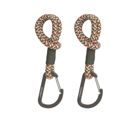 LÄSSIG Casual Stroller Hooks Cord 2024 olive/red/vanilla